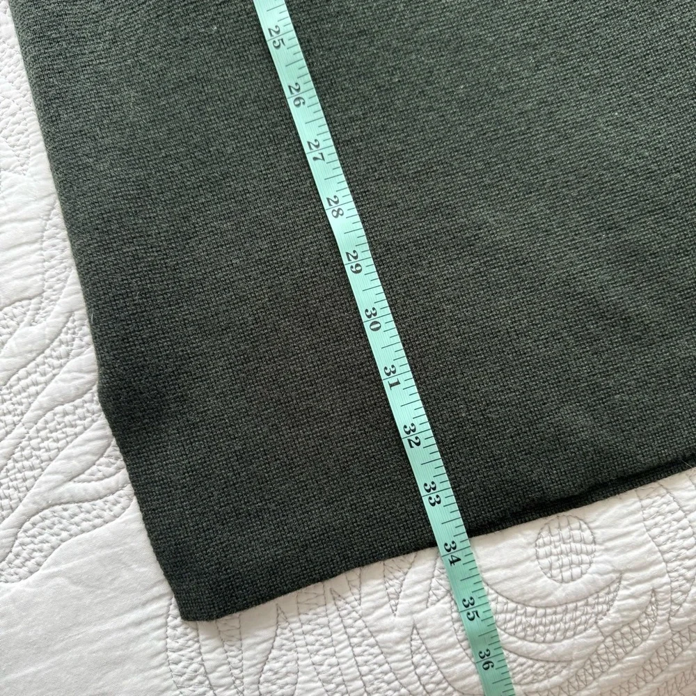 Ann Mashburn - Hadley Milano-Stitch Dress - Bottle Green Extra Fine Merino Wool - Picture 15 of 15